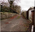 Side road south of the B4257, Rhymney