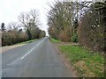 Hillam Common Lane, looking west