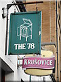 Sign for The 78