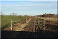 The East Coast Mainline passing Buston Barns