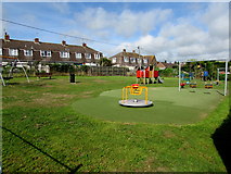 SU1660 : Children's playground in Pewsey by Jaggery