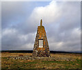 NT5850 : George’s Cairn on Peat Law by Walter Baxter