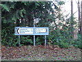 Roadsigns on the B1074 Herringfleet Road