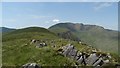 V8279 : View SW along the ridge at Knocknabreeda by Colin Park