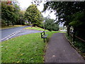 Bench alongside Pentwyn Road, Ton Pentre