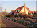 Waldringfield: red tiles and a ground frost