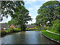 Trent and Mersey Canal in Alrewas, Staffordshire