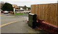 Dark green cabinet, Lodge Road, Caerleon