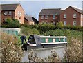 A narrowboat moored on the Ashby de la Zouch Canal