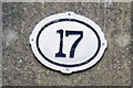 Bridge number 6 sign on the  Ashby de la Zouch Canal