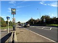 Watling Street eastwards passing Lime Kilns car park entrance