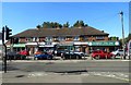 Shops on Brookside west of Bridge Road