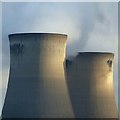 SE6626 : Cooling towers, Drax Power Station by Alan Murray-Rust