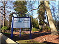 Christchurch, Virginia Water: notice board