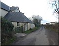 Road passing Duddlestone Farm