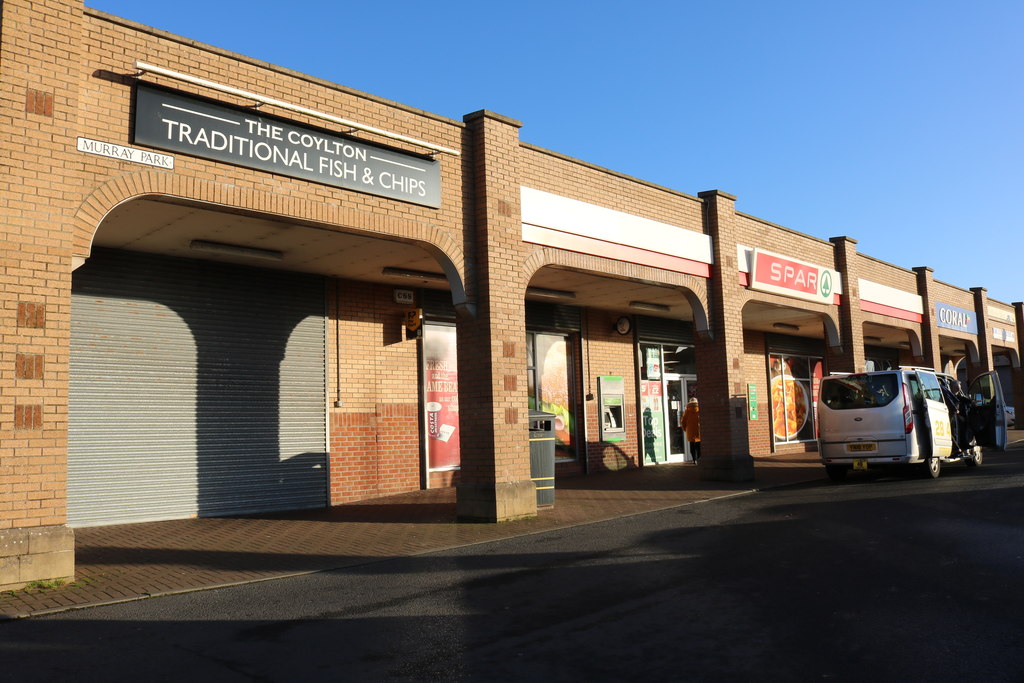 Shops at Joppa, New Year&#039;s Day © Billy McCrorie :: Geograph Britain and Ireland