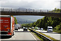 Bridge over the North Wales Expressway near to Glasinfryn