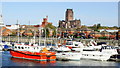 Liverpool - Brunswick Dock & view to Anglican Cathedral