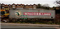 Mitsui O.S.K. Lines container, Lodge Road, Caerleon