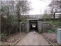 SK4799 : Subway under the railway, Mexborough Station by Jonathan Thacker