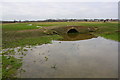 SP4909 : Arch bridge for footpath over field drain on Wolvercote Common by Roger Templeman