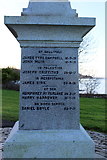 NS2071 : Inverkip War Memorial by Thomas Nugent