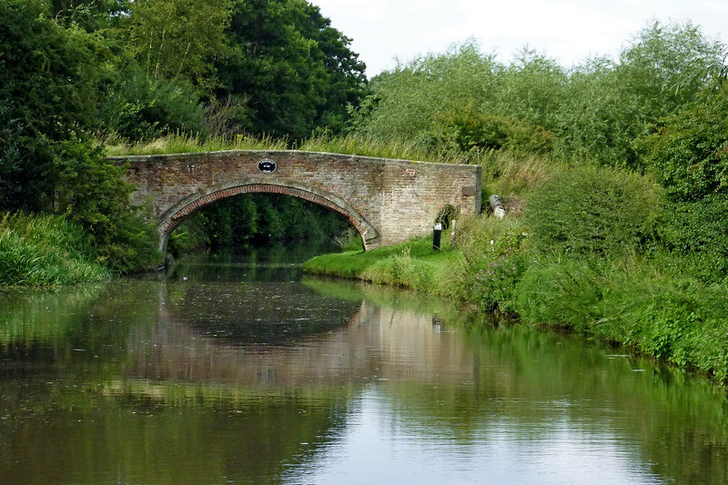 Lodgefield Bridge east of Baswich,... © Roger D Kidd :: Geograph ...