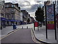 Pedestrianised High Street, looking west