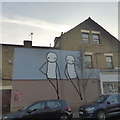 Street art in Hansler Road, E Dulwich