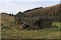 SD7690 : Ruins of a Stone Barn below Raygill Farm by Chris Heaton