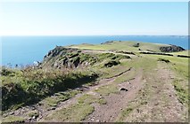 SX6739 : Location of the Iron Age Hill Fort at Bolt Tail, Devon by Derek Voller