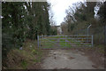 Path leading southwards from Cottington Road