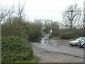 The back entrance to Sedgemoor service area (northbound)