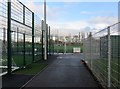 Path to the sports pitches