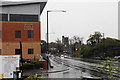 Vicarage Street on a wet day