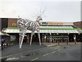 Reindeer sculpture at Gateshead Metrocentre