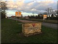 Gilberdyke village boundary signs