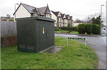 ST1586 : Red Brook electricity substation, Caerphilly by Jaggery