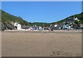 Llangrannog from the beach