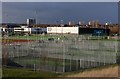 Sports pitches by the Keepmoat Stadium