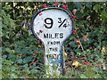 Grantham Canal mile marker