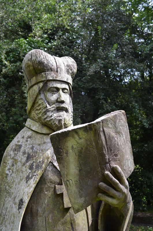 Geoffrey of Monmouth at Tintern Station © Colin Cheesman :: Geograph