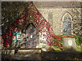SP3097 : Poppy display, St Mary's Church, Atherstone by Chris Allen