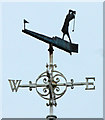 Troon Ladies Golf Club flagpole weather vane