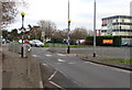 ST3386 : Zebra crossing on a hump, Nash Road, Newport by Jaggery