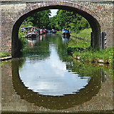 SJ8316 : Shropshire Union Canal near Church Eaton in Staffordshire by Roger  D Kidd