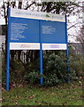 Western Industrial Estate information board, Caerphilly