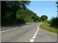 The A483 Aberaeron to Felinfach road