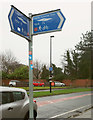 Trans Pennine Trail sign, York