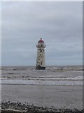 SJ1285 : Point of Ayr lighthouse by Eirian Evans